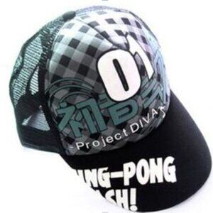 Hatsune Miku Project Diva Anime Trucker Hat Mesh Snapback